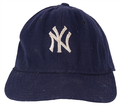 Lefty Gomez Game Used & Signed Post Career New York Yankees Cap (J.T. Sports & Beckett)